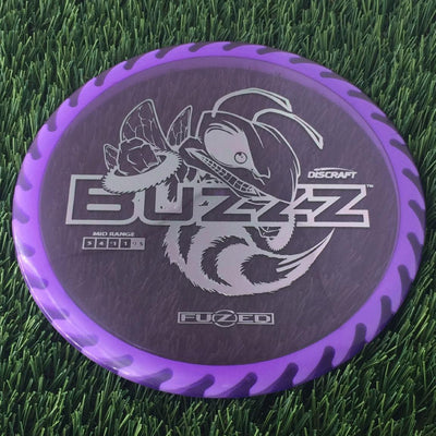 Discraft Elite Z FuZed Line with Saw Pattern Buzzz with Big Bee with Saw Blade - "Buzzzsaw" Stamp- 180 Purple