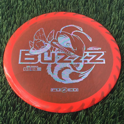 Discraft Elite Z FuZed Line with Saw Pattern Buzzz with Big Bee with Saw Blade - "Buzzzsaw" Stamp- 180 Red