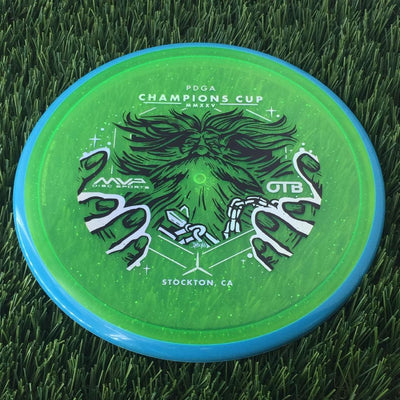 Axiom Particle Glow Proton Hex 5|5.5|-1|1 with OTB Champions Cup 2025 - Wizardcraft by Mike Inscho Stamp- 177 Green