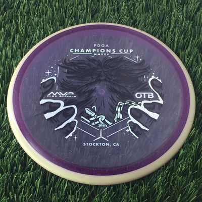 Axiom Particle Glow Proton Hex 5|5.5|-1|1 with OTB Champions Cup 2025 - Wizardcraft by Mike Inscho Stamp- 177 Purple