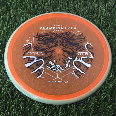 Axiom Particle Glow Proton Hex 5|5.5|-1|1 with OTB Champions Cup 2025 - Wizardcraft by Mike Inscho Stamp- 176 Orange