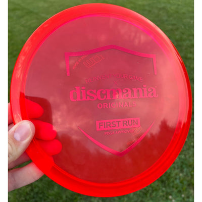 AUCTION! - Discmania Italian C-Line MD1 Reinvented with First Run Stamp - 178g - Translucent Red