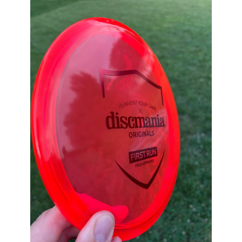 AUCTION! - Discmania Italian C-Line MD1 Reinvented with First Run Stamp - 178g - Translucent Red