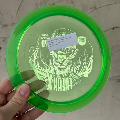 Auction! Jan '24 - Discmania C-Line PD with 10-Year Anniversary Stamp - 171g - Translucent Green