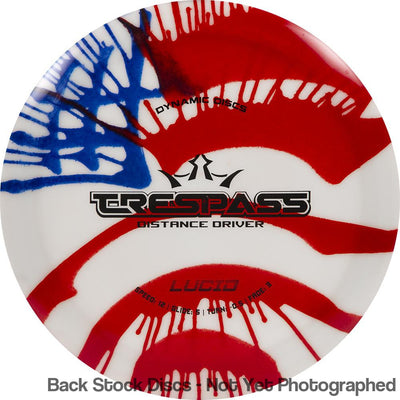 Dynamic Discs Lucid MyDye Trespass with Flag Stamp